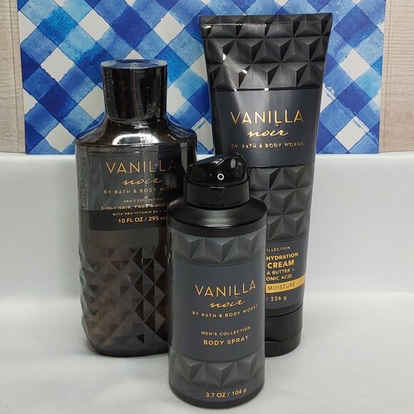 BATH & BODY WORKS 'VANILLA NOIR' 3-PIECE GIFT SET BODY WASH, LOTION & SPRAY MIS - Picture 16 of 16